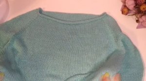 Подробный обзор хейворда. Спицами из NAKO Calico Simli. #вязание #молодой_блогер #рукоделие