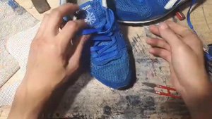 Ремонт сетки на кроссовках Reebok