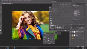 Затемнение яркого фото в фотошопе