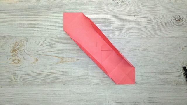 DIY paper box. Origami paper crafts.  коробочка из бумаги
