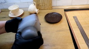 ЧАЙНАЯ ПАРА из ШОКОЛАДА! ? Идея украшения торта! Пирожные или трайфлы?