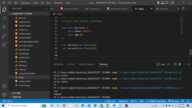 JAVASCRIPT PROTOTYPE