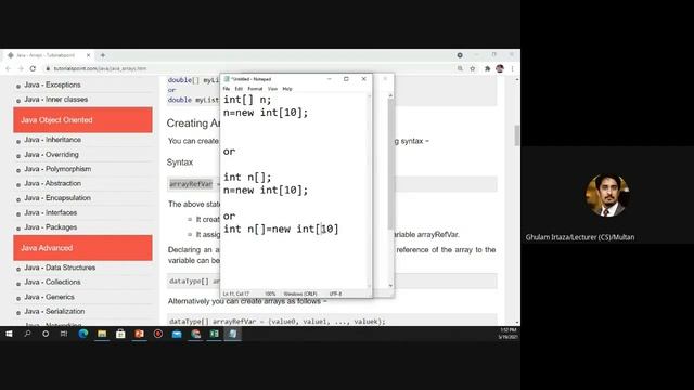 PF 18 Array In Java