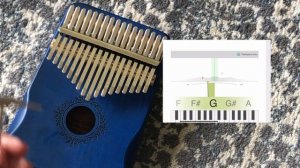 Как настроить КАЛИМБУ по тюнеру #cover #kalimba