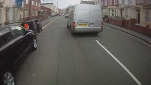 WX52WCD Ford Transit Close Pass.