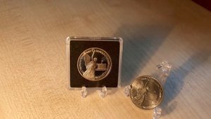 1 рубль 1992 г. Годовщина государственного суверенитета России.
