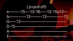 Eminem Beautiful guitar solo tab