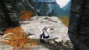 Saber in Skyrim XD