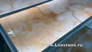 Световая панель из мраморного шпона!