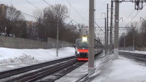 Электропоезд ЭП2Д-0148 ЦППК сообщением Москва - Голутвин