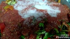 Салат из полугорького перца на зиму!