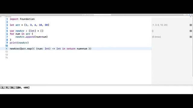 using closures on maps function of array in Swift смотреть онлайн