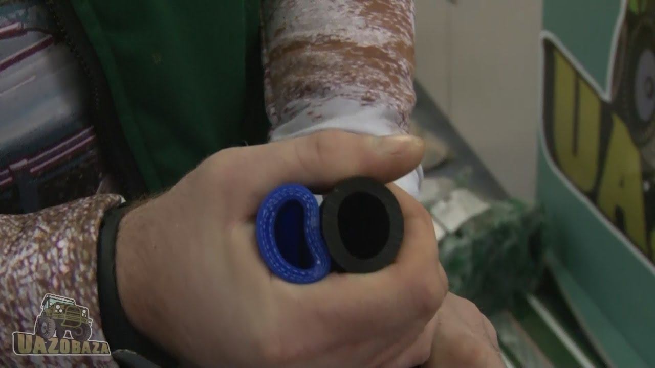 UAZOBAZA  7 Меняем в УАЗе резиновые патрубки на силиконовые