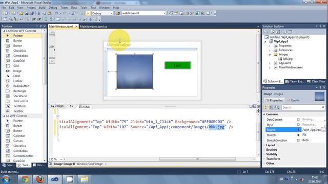 C# WPF Tutorial 2- Adding Image to WPF C# application (Image control , background image)
