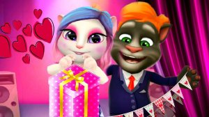 Мой Говорящий Том 2 #9 друзья Анджела Ухаживаем за питомцем #Том_2 #Том