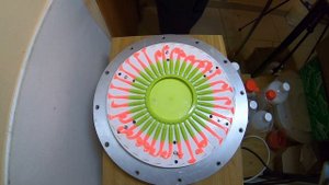 Силиконовые приманки в центробежный форме, двухцветные