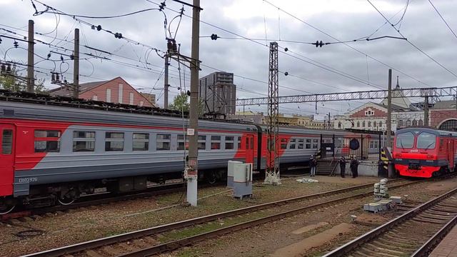 Электропоезд ЭР2Р-7049 сообщением Москва Казанская-Егорьевск. смотреть онлайн
