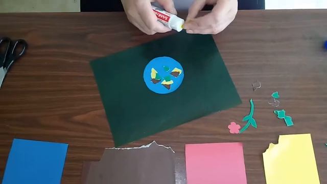 Нетрадиционная аппликация "Земля" смотреть онлайн