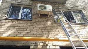 Монтаж б.у. кондиционера Haier 09. Просто и быстро. Заработает ли?