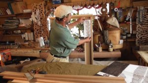 Резьба по дереву. Зеркало. Ч1