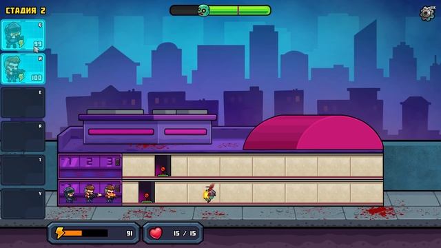 ЗАЩИЩАЕМ МАГАЗ ОТ ЗОМБИ! ► Zombo Buster Advance смотреть онлайн