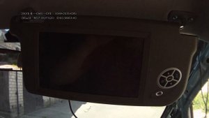 Козырек с ЖК монитором CL 1809 - инструкция по установке