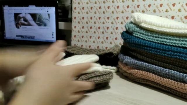 Обзор моих работ. Комплекты,которые вяжу на заказ