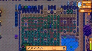 Ночная осенняя рыбалка , рыбный пруд, динозаврик ☀ Stardew Valley серия #78(103)