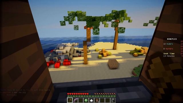 КАК ПАЛКА КОЛБАСЫ ВЫГЛЯДИШЬ Minecraft Block Hunt смотреть онлайн