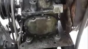 Замена двигателя. Снегоуборщик модель 2.