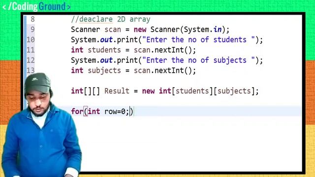 Two Dimensional Array in Java Using Scanner | Initialize Two Dimensional Array in Java