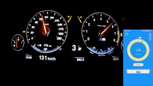 BMW M5 F10 STAGE 1 acceleration dragy 100-200