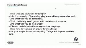 10-15. Future Simple Tense - | Short Story