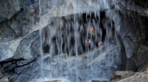 Искусственный водопад - первый пуск