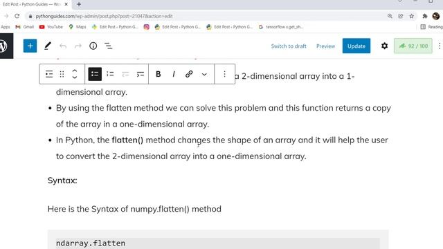 How to create a 2-dimensional array in NumPy Python | Create 2-dimension array in NymPy