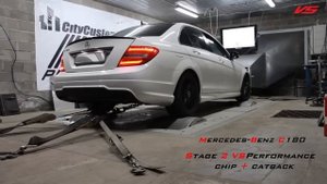 Замер Mercedes-Benz C180 Stage 2 VSPerformance