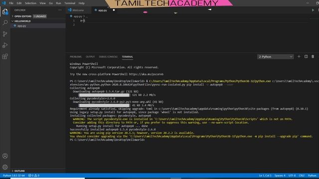 Formatting Python Code | Python Tutorial - Python for Beginners [Full Course] in Tamil