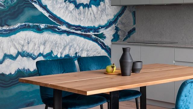 Сочетание обоев. Обои в интерьере квартиры. смотреть онлайн