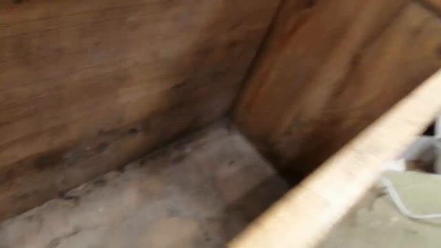 Старинный ящик для плотницких инструментов
