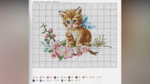 Милые котики. Подборка схем для вязания жаккарда и вышивки.