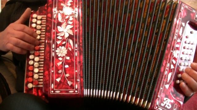 У тебя на ресницах... на гармони в медленном темпе(видеоразбор). смотреть онлайн