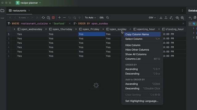 Quickly explore database tables in any JetBrains IDE
