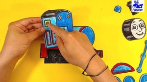 СОБЕРИ ТОМАСА / бумажный конструктор / развивающий мультик для детей