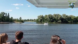 Прогулка на теплоходе по реке Сож город Гомель.