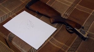 Резьба по дереву на прикладе ружья, реставрация ружья 1 часть, подготовка