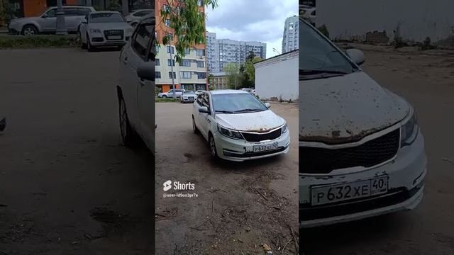 Киа рио с пробегом более миллиона километров.