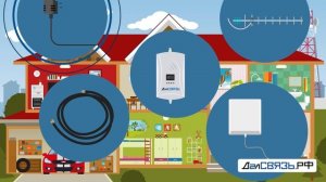 Интернет и сотовая связь на даче с комплектами ДалСВЯЗЬ для усиления 4G LTE