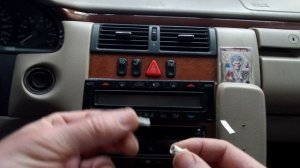 Не работает подсветка климат-контроля Mercedes W210