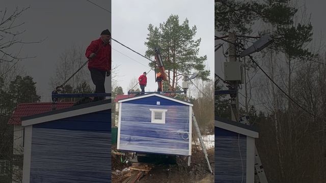 Перевозка и установка каркасной бани за 1 день: быстро, удобно и без лишней мороки!