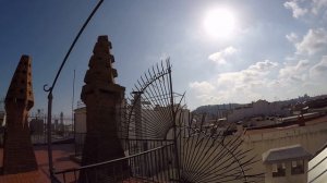 Крыша Дворца Гуэля Барселона - A Rooftop of Palau Guel in Barcelona